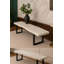 Banc en bois massif Elonna-1418960764