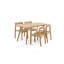 Wood Outdoor Stacking Dining Side Chair