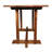 Modern Brown 48" W x 30" D x 30" H Live Edge Dining Table with Durable Acacia Wood