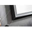 Miroir de salle de bain 88 x 38 pouces à DEL avec cadre en aluminium (miroir inclus seulement)-214876513-214876514