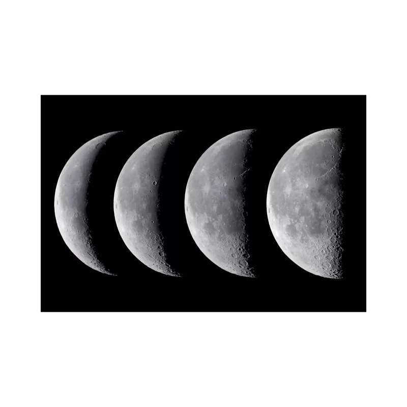 Waning Moon Series by Alan Dyer - Wrapped Canvas Print, 101.6 cm H x 66.04 cm W x 3.175 cm D