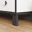 Commode double 8 tiroirs de 63 po de largeur avec pieds droits
