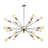 Jorene 18 - Light Iron Dimmable Sputnik Sphere Chandelier-1685664036