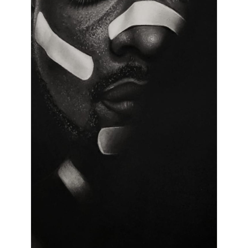 The Wounded Soul | Charcoal & Graphite | By Nidhi