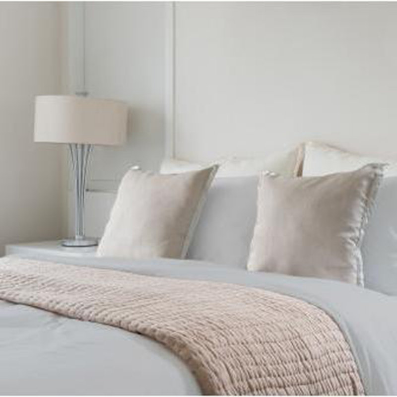 Ensemble de draps 4 pièces Deluxe Soft 100% rayonne de bambou, Ensemble de draps lit simple + 1 taie d'oreiller, Gris clair