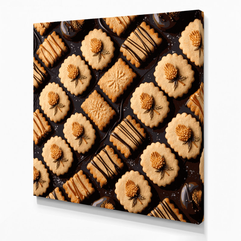 Art mural sur toile, Desserts, H 12 po x l 12 po