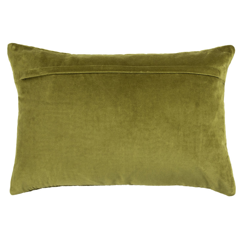 Cushion, 40cm x 60cm, Rectangular, Olive