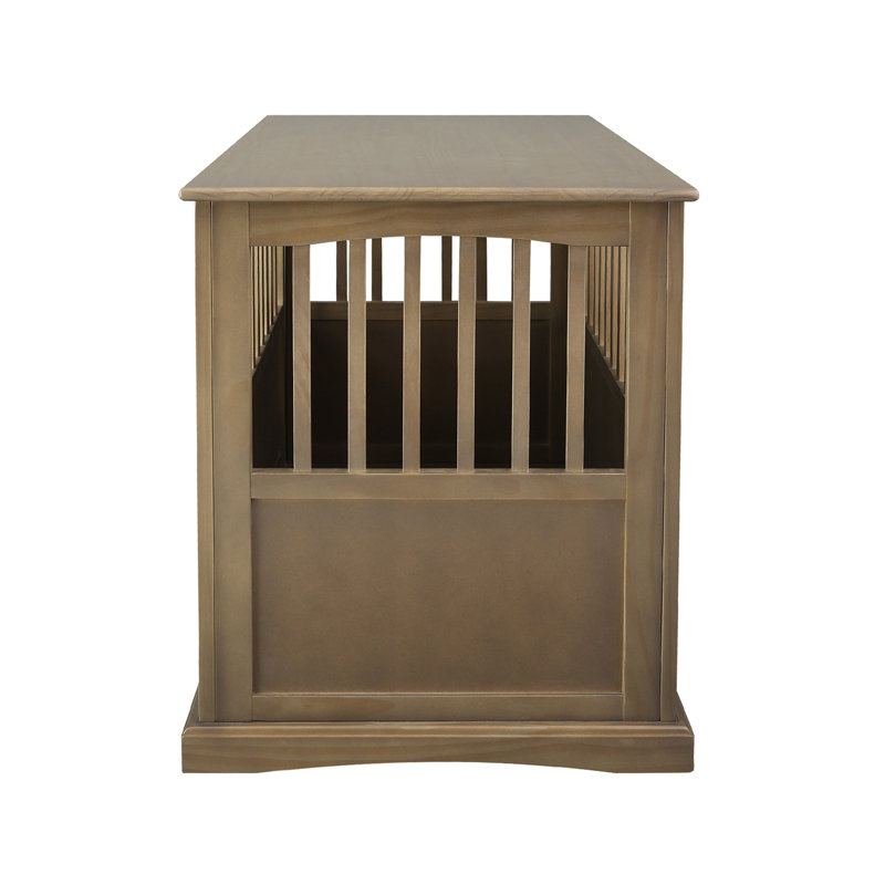 Wood Pet Crate with 1 Door, 29.25" H x 24.00" L x 36.50" D