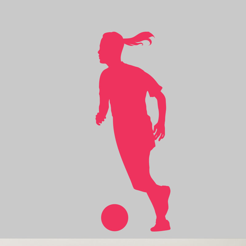 Sports Wall Decal, Hot Pink