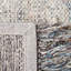 Tapis gris clair / ivoire en laine tissé à la main et à plat-1095802972
