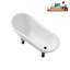 53.1'' x 25.6'' Soaking Acrylic Bathtub-76285536-72770249