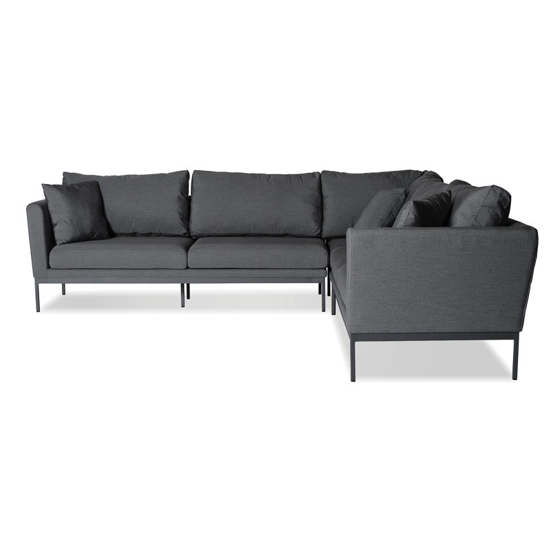 Canapé modulaire de coin symétrique Sunbrella® de 111 po Huntington