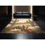 Tapis brun moelleux doux et moelleux au look rustique de style rustique himrod-398749864
