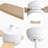 46 Inch Ceiling Fan With Lights 3 Abs Blades, 6-Speed Dc Motor Remote Control For Living Room-408029935-408029932
