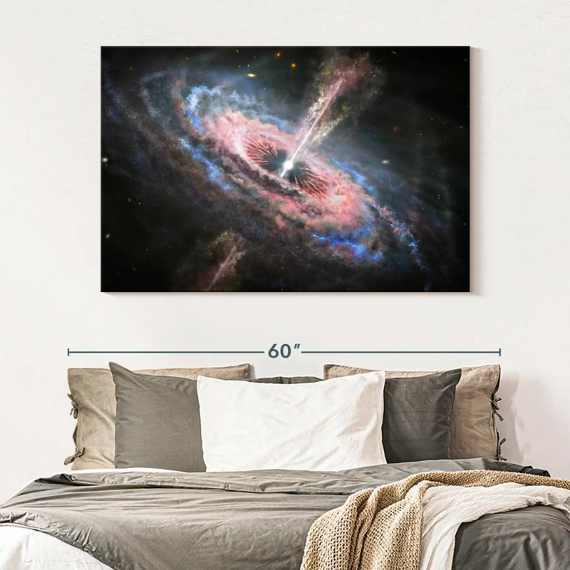 Oberle Quasar Outflow, 34" H x 51" W