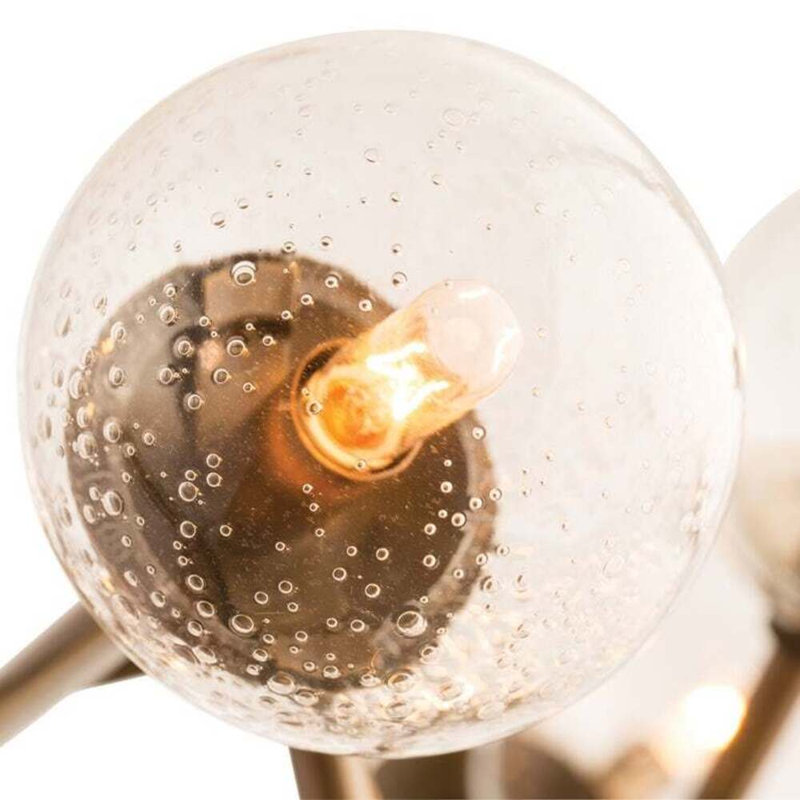 Lustre linéaire moderne 18 lumières Spoutnik