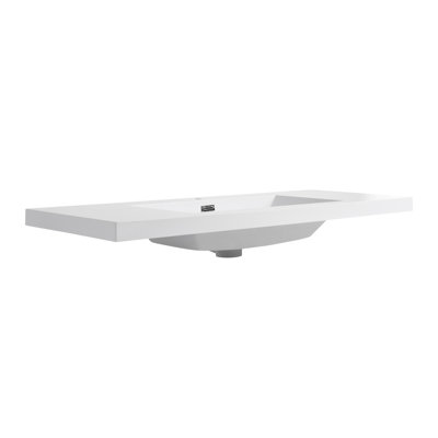 Lavabo de salle de bain 42 "en résine
