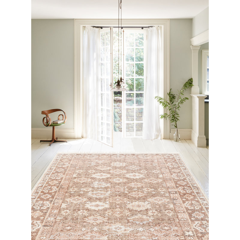 Maeve Hand-knotted Wool Rug, Rectangle 7'9" x 9'9"