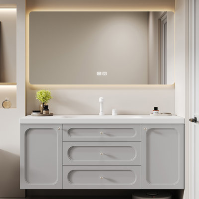 Nordic style simple bathroom cabinet