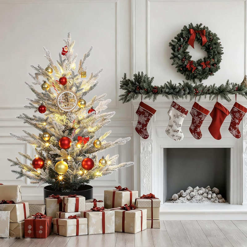 3' H Lighted Artificial Christmas Tree