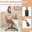 Chaise de bureau avec dossier ergonomique Ebern Designs Leathaire