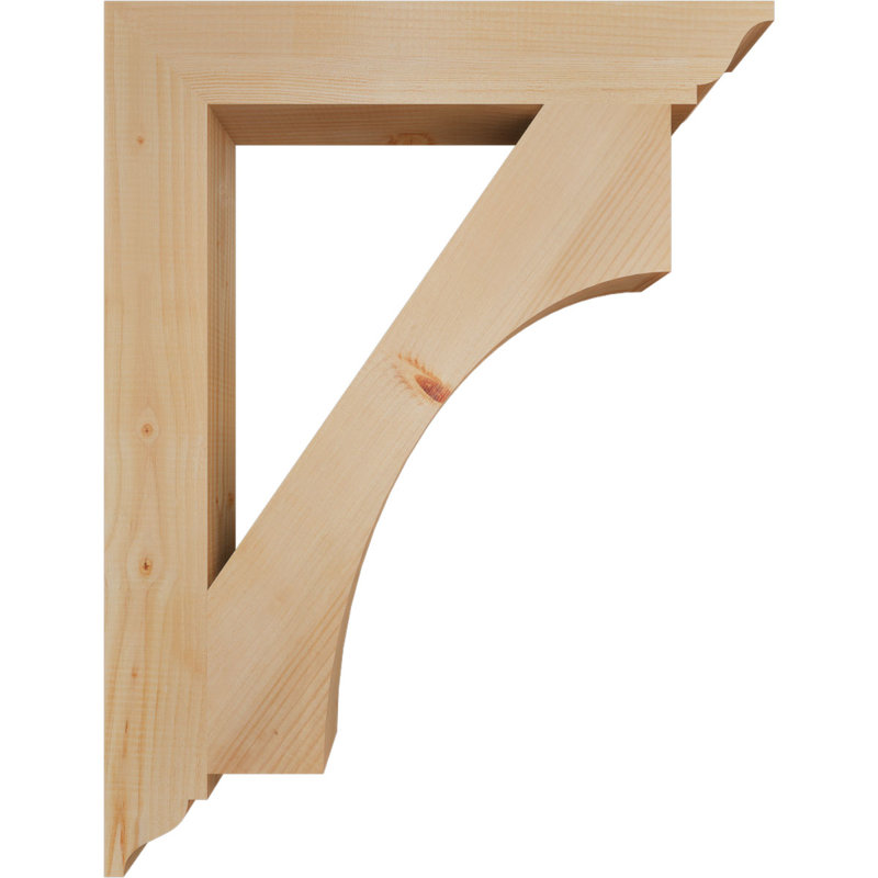 Support traditionnel lisse l 3 1/2 po x P 26 po x H 34 po, sapin Douglas, Lisse, H 34 po x l 3,5 po x P 26 po, Douglas