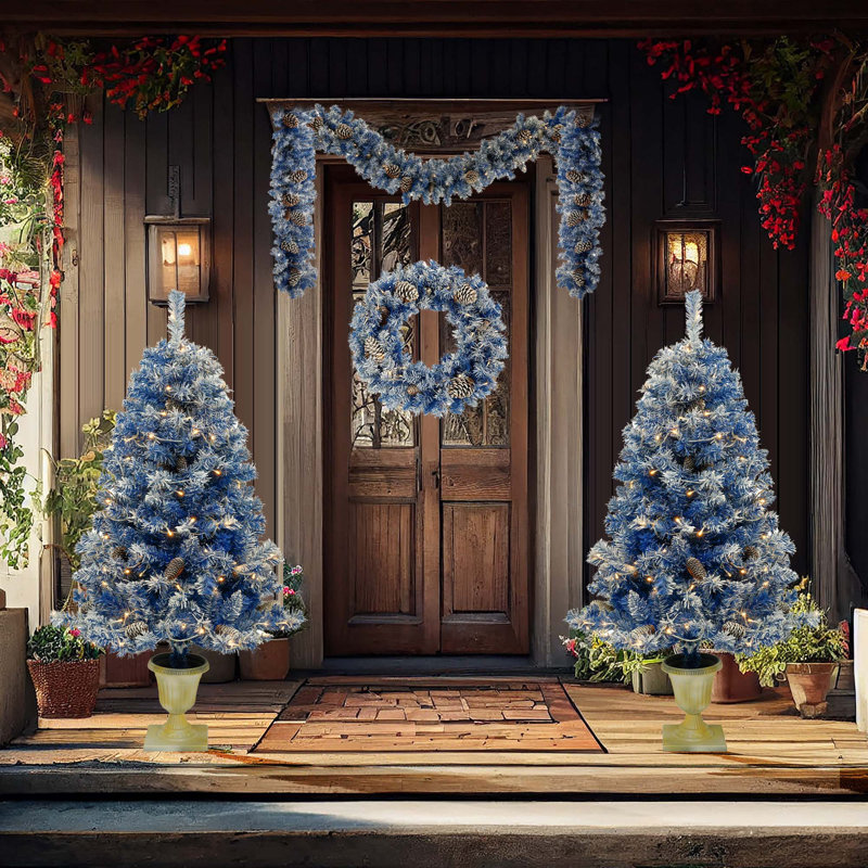 Arbre de Noël artificiel illuminé 3 pi Jameliah - support inclus