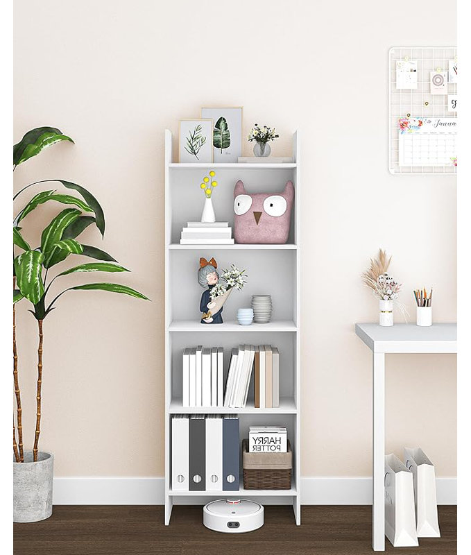 Bookcase, 5/6/7 tier Bookshelf, Black Bookcases Free Standing with Shelf Unit, Home Decor Furniture for Living Room, Home Office, Bedroom, Study