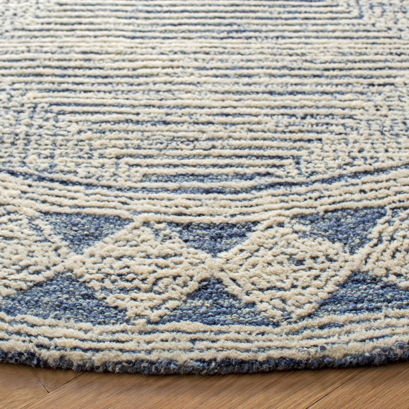 Cody Hand Tufted Wool Rug, Round 8'