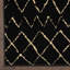 Tapis noir / crème Petit Borendy-51962751