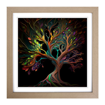 Tree Abstract Art No.1 - Framed Print