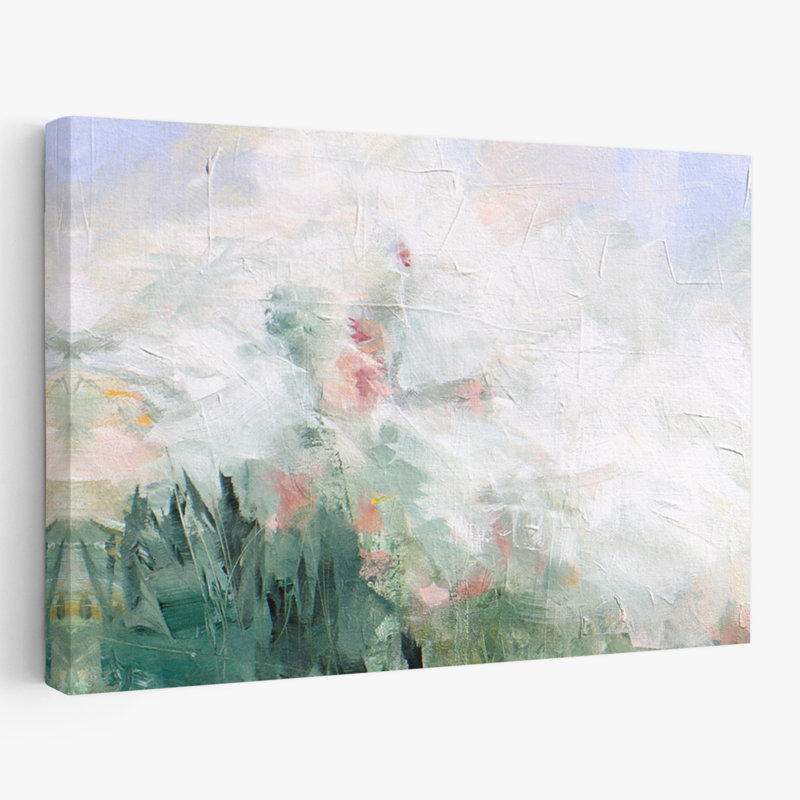 Morning Mist No. 1 - Abstracts Diptychs Ensembles, art vert, H 24 po x l 16 po