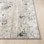 Tapis abstrait beige et gris 8 pi x 10 pi