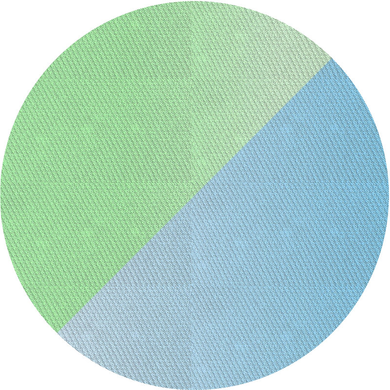 Tapis bleu Rayle, Rond 7 pi