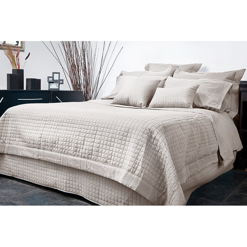 Grid Modern & Contemporary Duvet Cover, Full, Lime