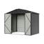 8x5.7FT Metal Apex Roof Garden Storage Shed-365821615