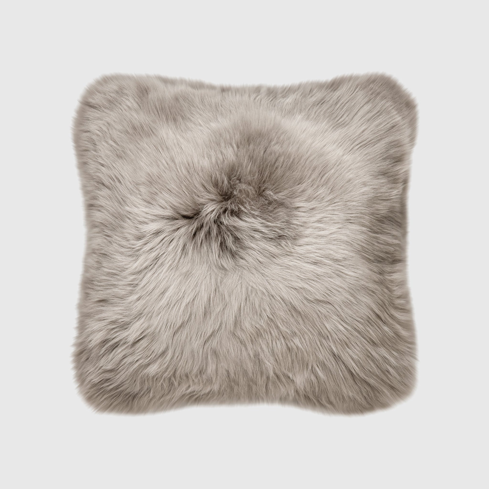 Fieldman Leather Throw Pillow, Taupe