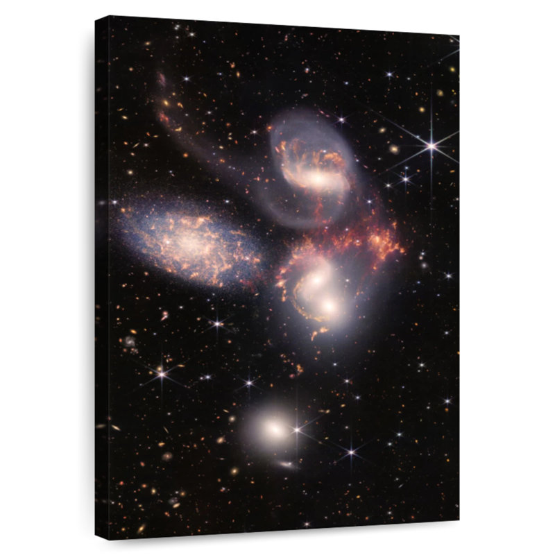 Oberle James Webb's Stephan's Quintet, 24" H x 16" W