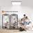 Smart LED Ceiling Light Wifi, 13In RGB Flush Mount Lighting Fixture With Remote, Compatible With Alexa Google Home, Low Profile Ceiling Light For Bedroom, Kitchen, Square White