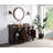 Benton Collection 64 Inch Traditional Freestanding Cherry Wood Hopkinton Bathroom Vanity, Double Sink, Baltic Brown Granite Top, Fully Assembled