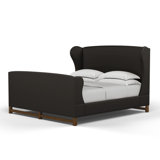 Herbert Upholstered Wingback Bed