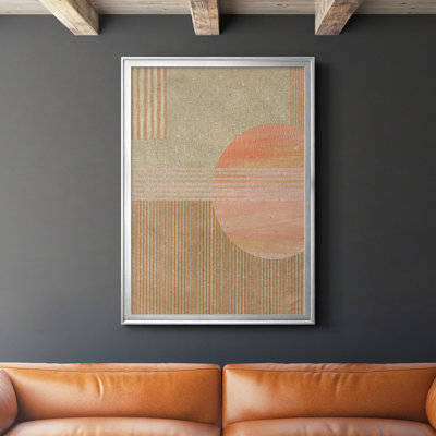 Adobe Sunrise II, toile encadrée de qualité supérieure - prête à être accrochée