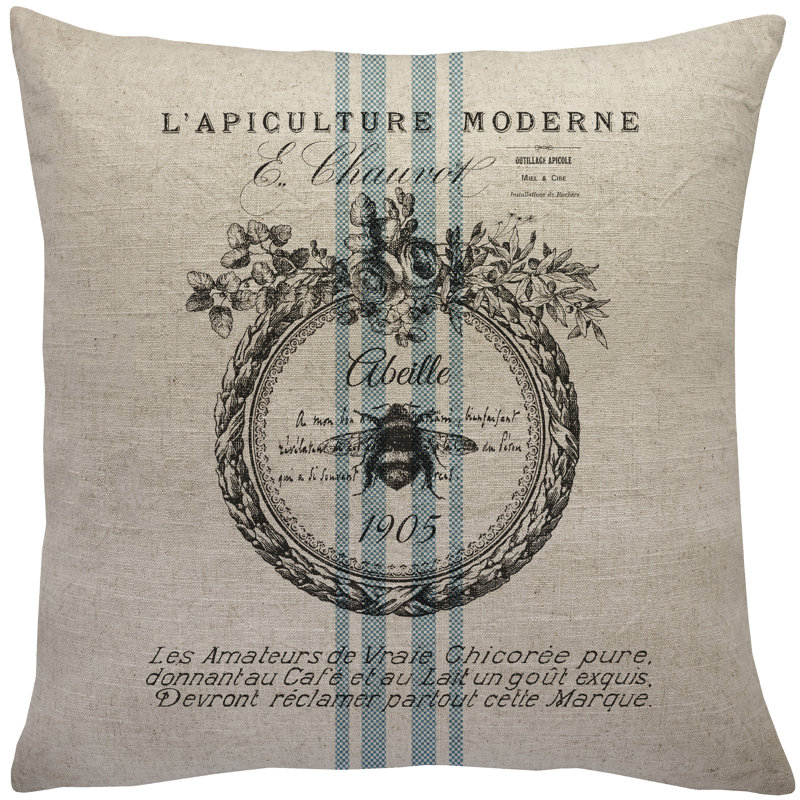 Arquan Animal Print Linen Reversible Throw Pillow