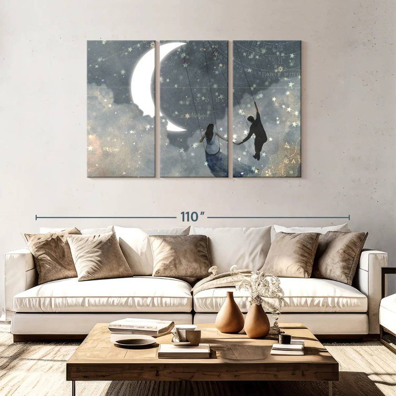 Kelan Magical Celestial Love I, 48" H x 74" W