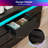 Modern 9-Drawer Dresser With LED Lighting & Built-In Charging Station - White/Black (Extra Deep Storage)-1629057178