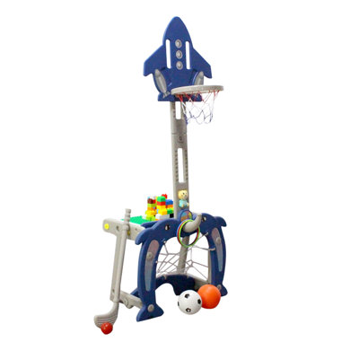 Zoomie Kids 40cm W Plastic Toddler Basketball Hoop