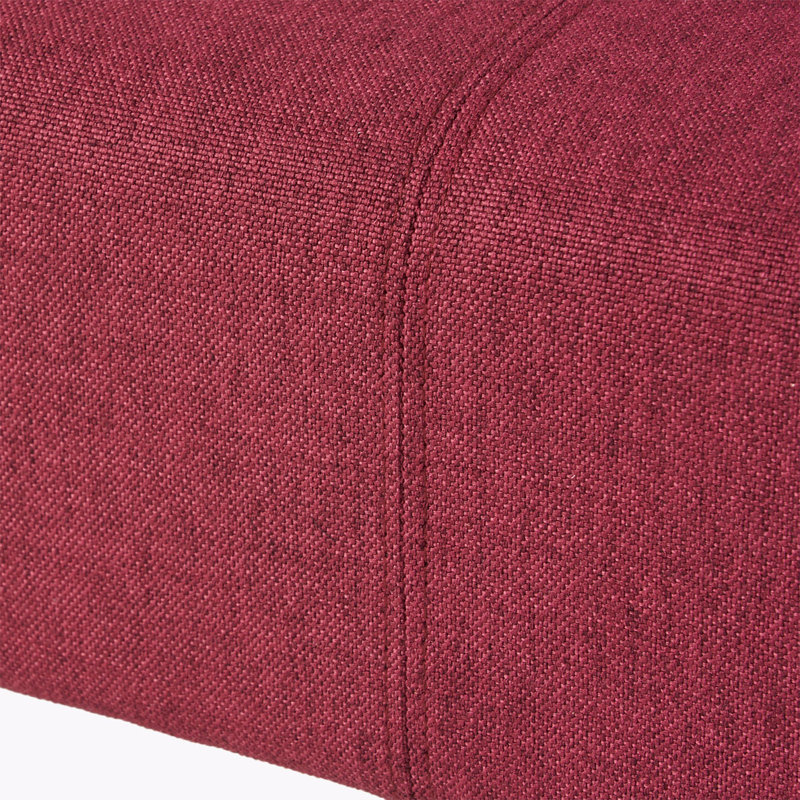 Chaise de salle à manger rembourrée Googe, Rouge
