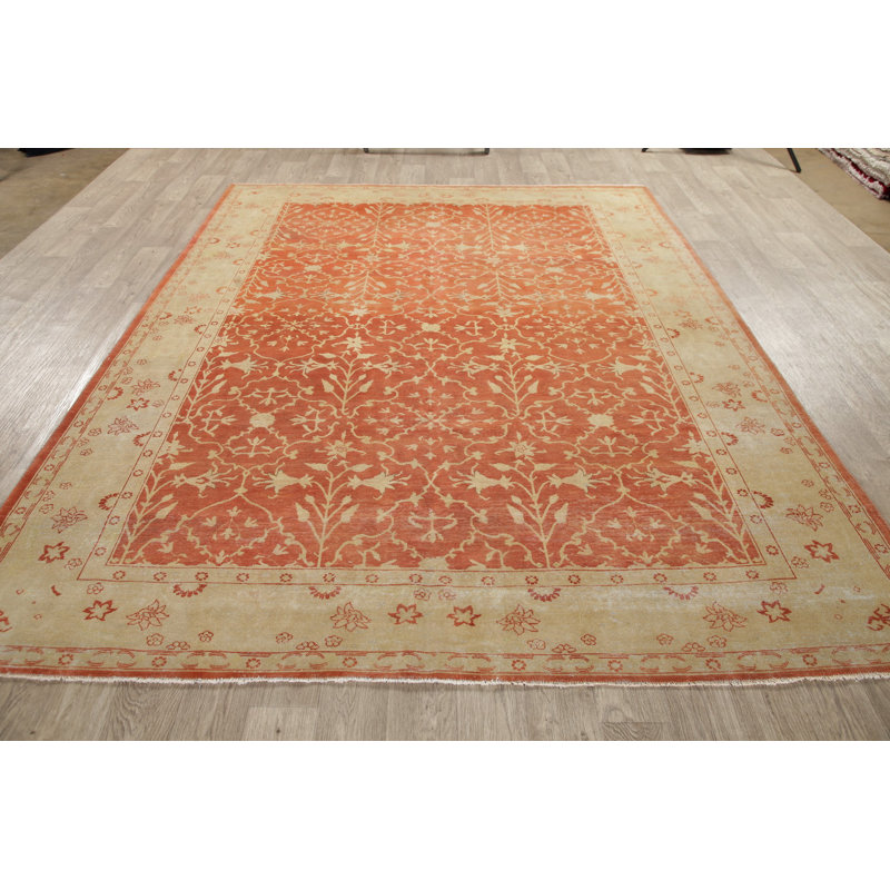 Tapis intérieur en laine oushak 9 pi 9 po x 9 pi 11 po one-of-kind main-noué la new age Nase