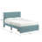Sloan Pleated Velvet Storage Queen Platform Bed With Drawer-114217428