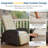 Adjustable Outdoor Lounge Chair With Backrest And Footrest, Non-Slip Legs And Weather-Resistant Cushions-1245431525